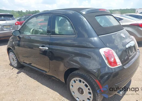 2012 Fiat 500C Pop z USA, uszkodzony, nr VIN 3C3CFFDR4CT360746